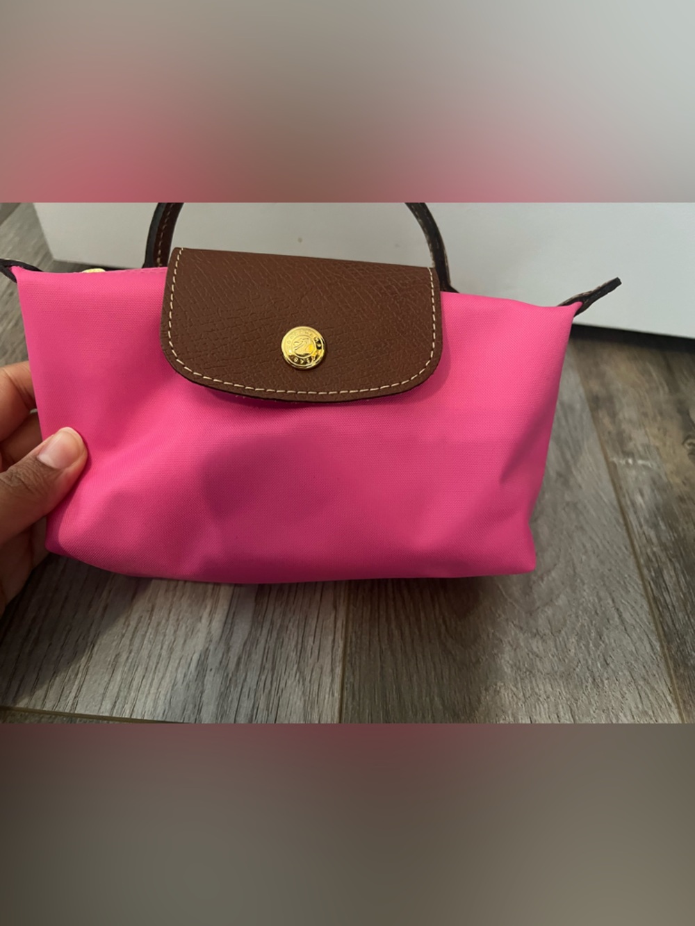 Longchamp le pliage cosmetic case
